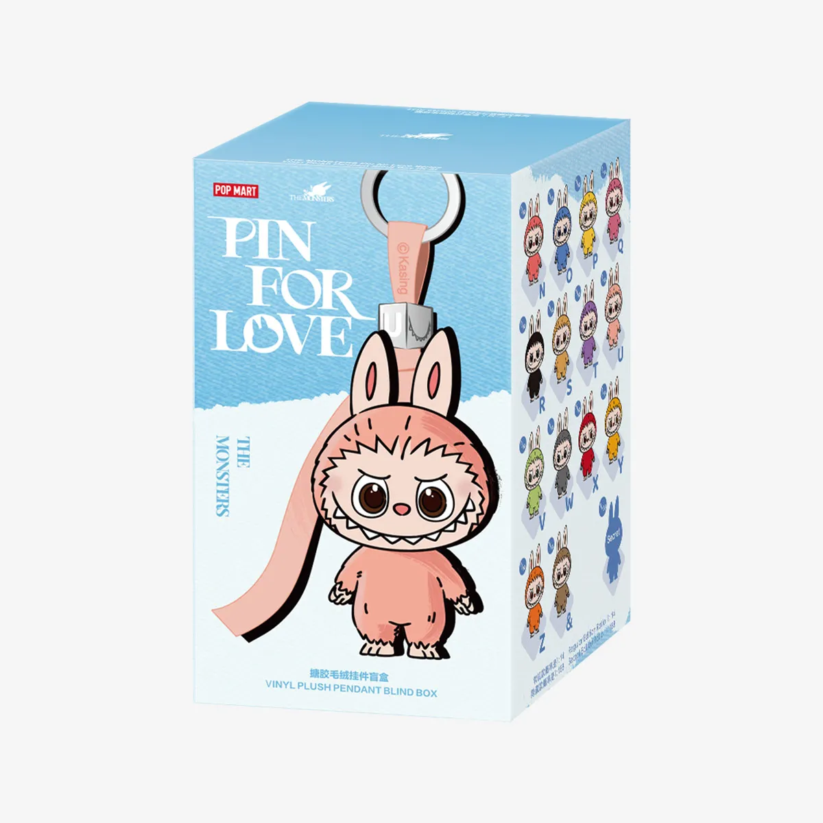 THE MONSTERS Pin for Love Series-Vinyl Plush Pendant Blind
