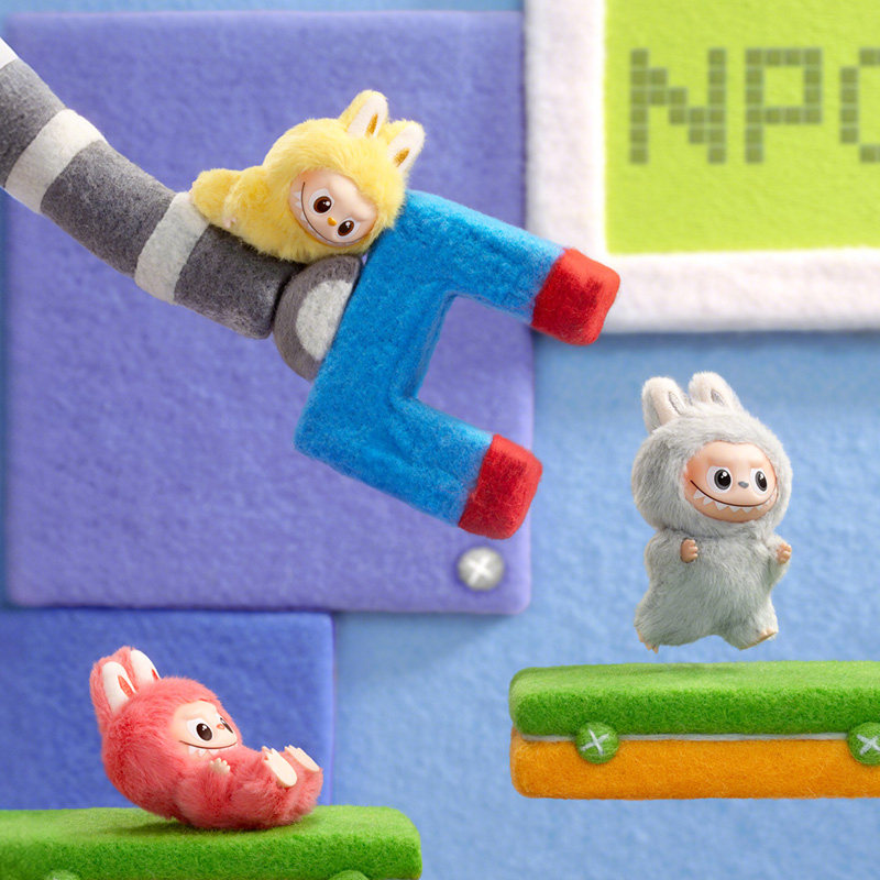 THE MONSTERS Pin for Love Series-Vinyl Plush Pendant Blind Box