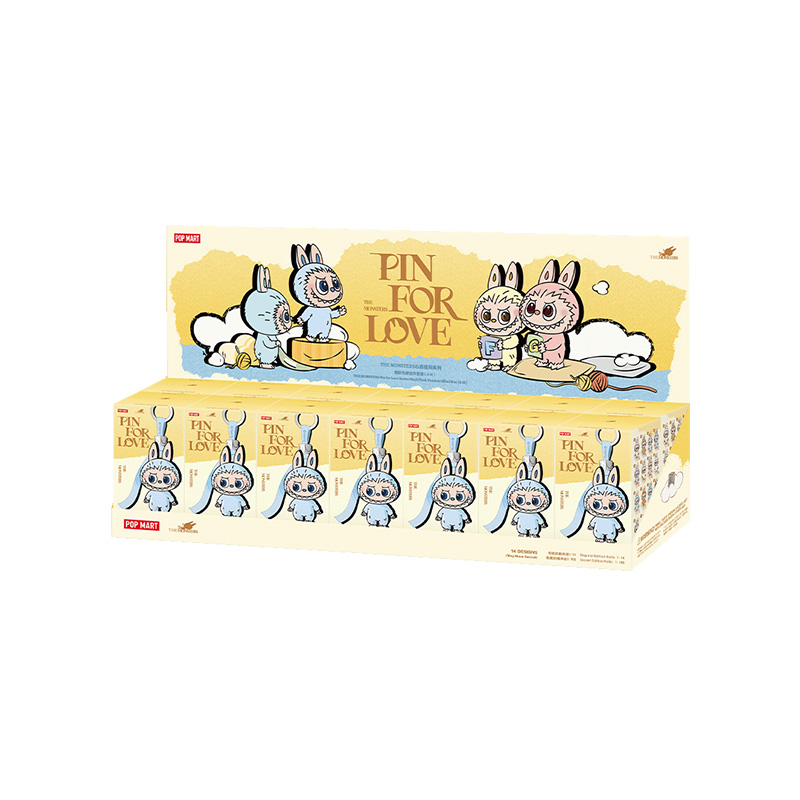 THE MONSTER Pin for Love Series- Vinyl Plush Pendant blind box