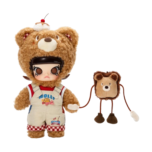 その他 Molly Pretend Bear Bread 1/8 POPMART MOLLY Bear Bread 1/8 Action Figure - POP MART (Hong Kong, China)