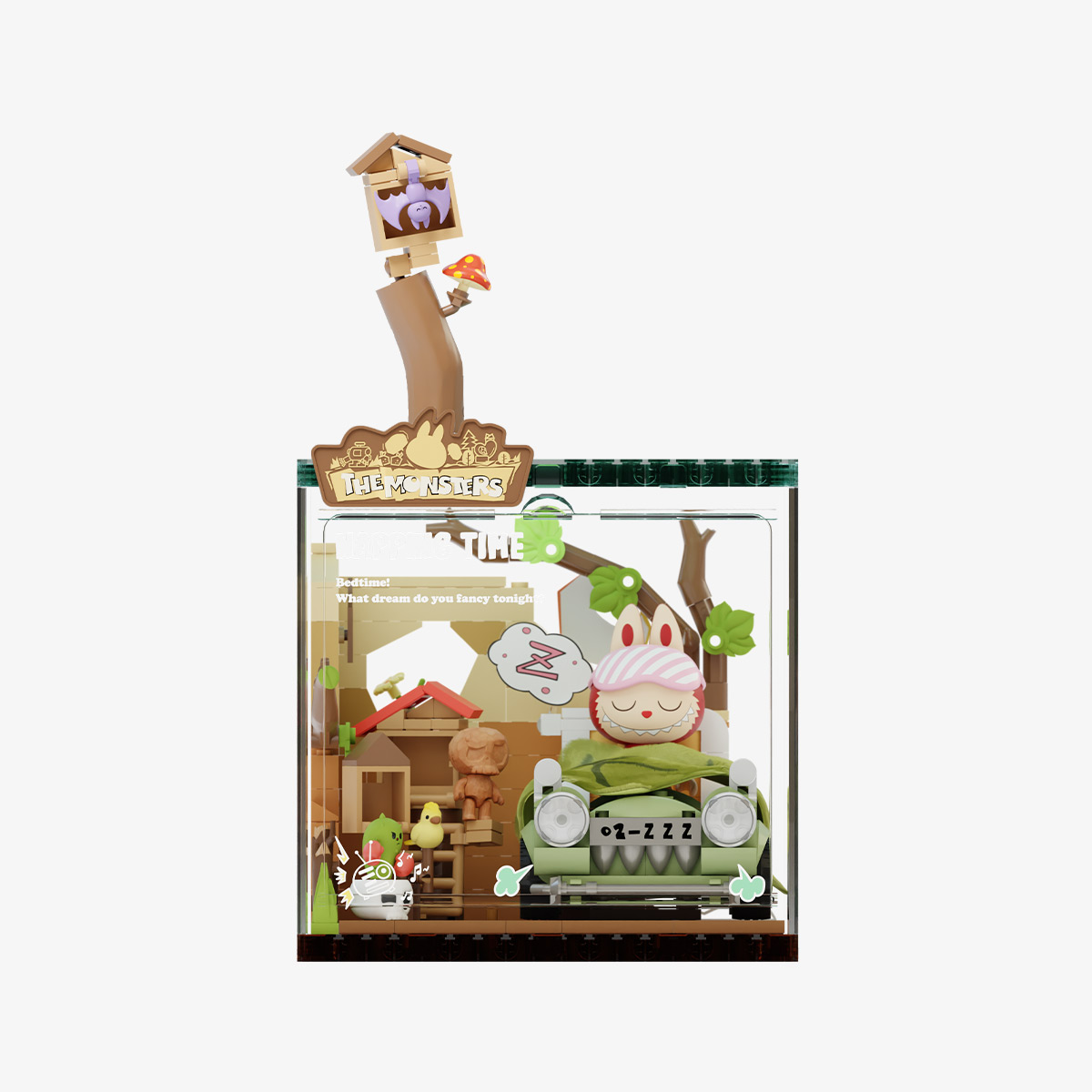 POP BLOCKS 森の秘密基地 P10000 Pop Mart Pop Blocks Labubu The Monsters Forest Secret Base Series