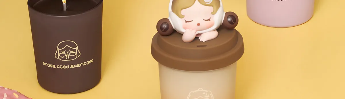 POP BEAN Coffee Factory Series-Scented Candle - POP MART (Hong 