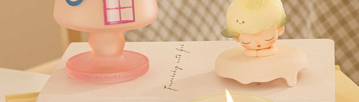 DIMOO キャンドル Pop Mart DIMOO The Missing Day Series Under the Lemon Tree Scented
