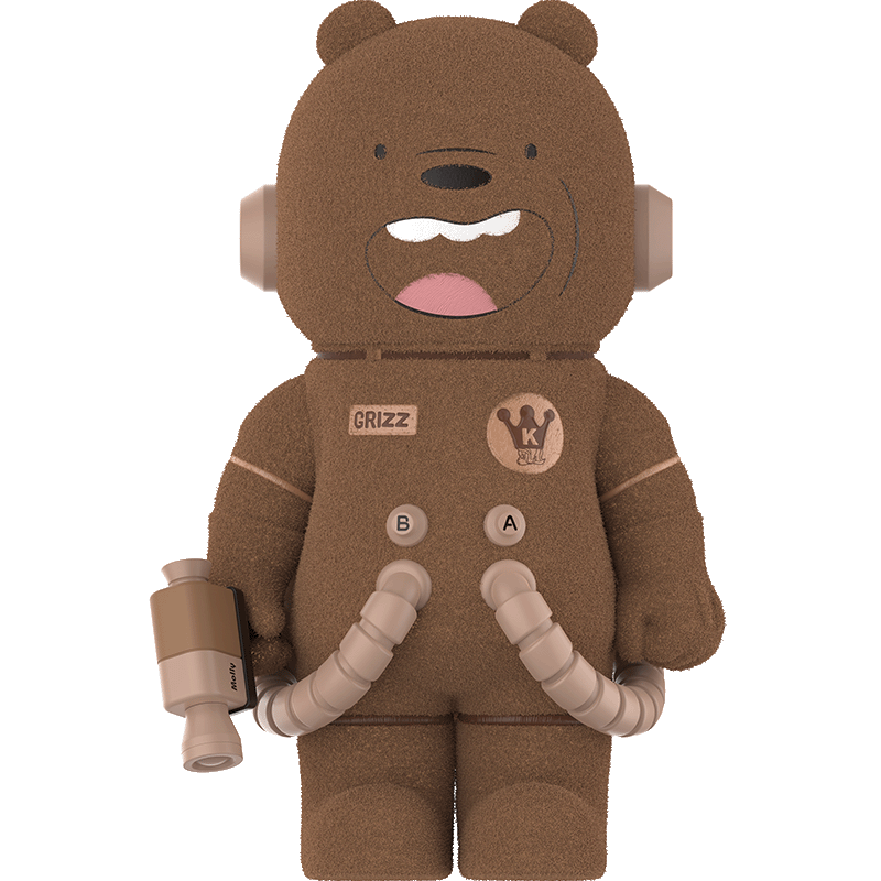 MEGA SPACE MOLLY 400% WE BARE BEARS ① MEGA SPACE MOLLY 400% WE BARE BEARS - POP MART (Hong Kong, China)
