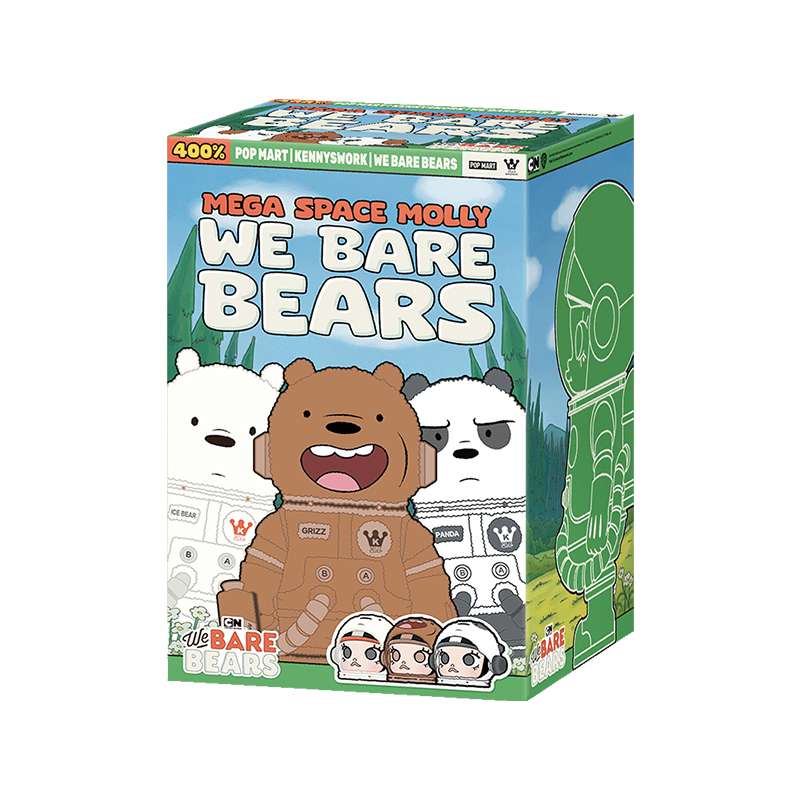 MEGA SPACE MOLLY 400% WE BARE BEARS - POP MART (Hong Kong, China)