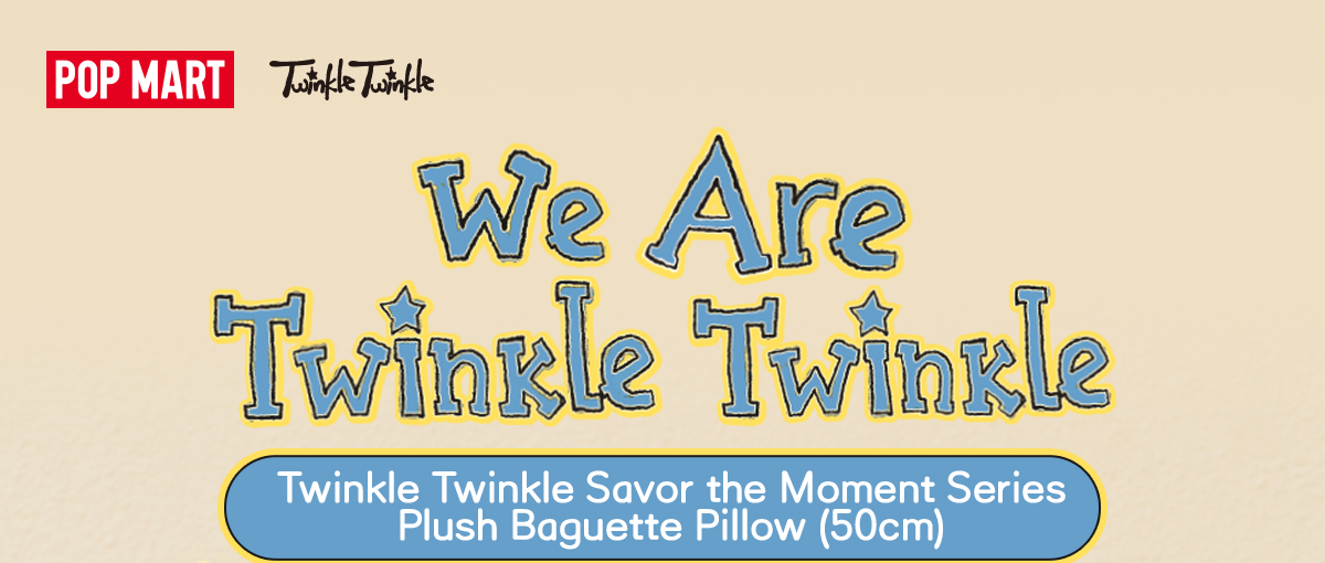 Twinkle Twinkle Series-Pilow バゲットクッション Twinkle Twinkle Savor the Moment Series-Plush Baguette Pillow