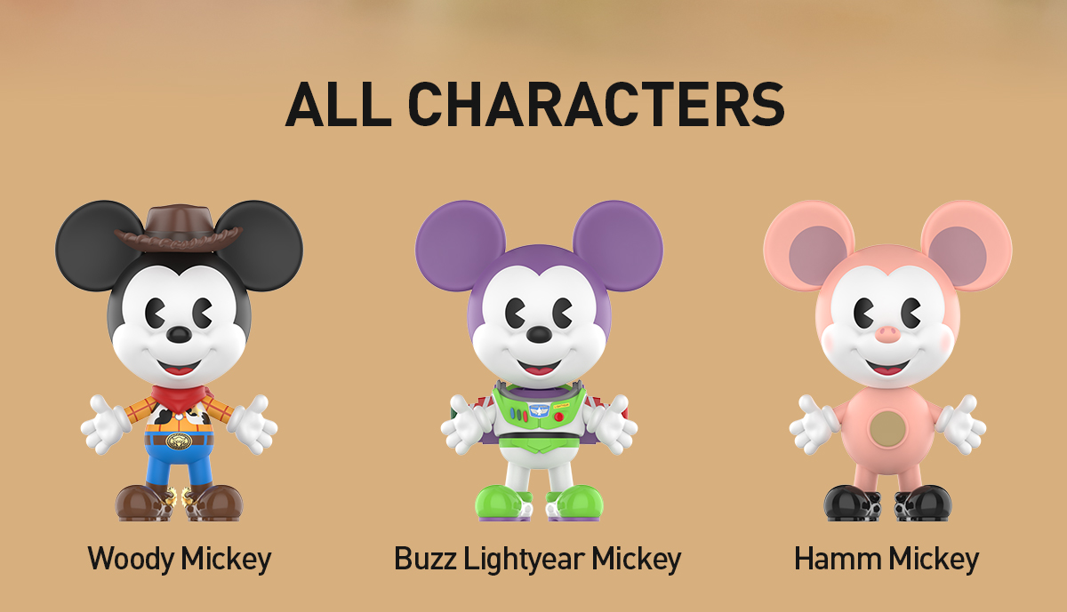 Disney Mickey Remixed: Mickey Meets Pixar Series Figures - POP
