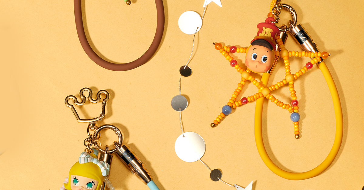 Let's celebrate POP MART 's 15th Anniversry Series-Cable Pendant