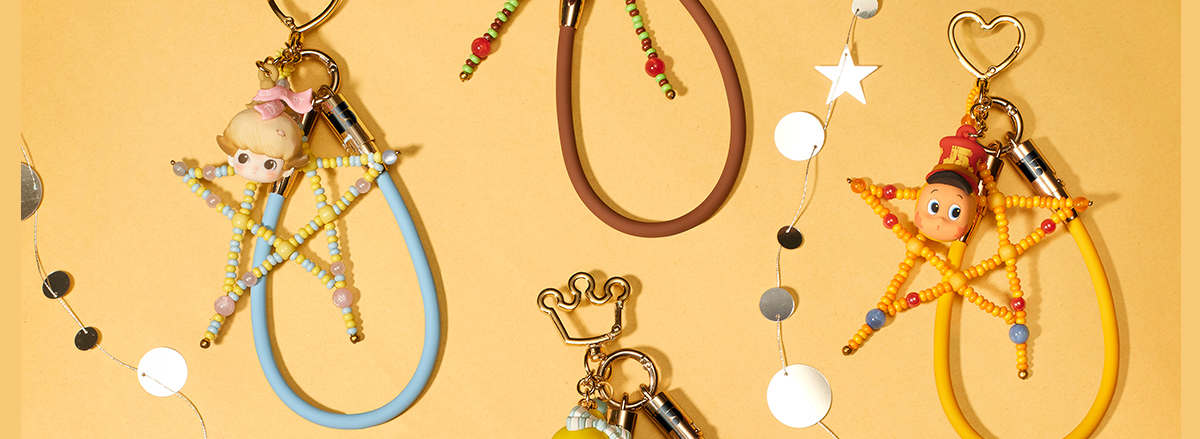 Let's celebrate POP MART 's 15th Anniversry Series-Cable Pendant