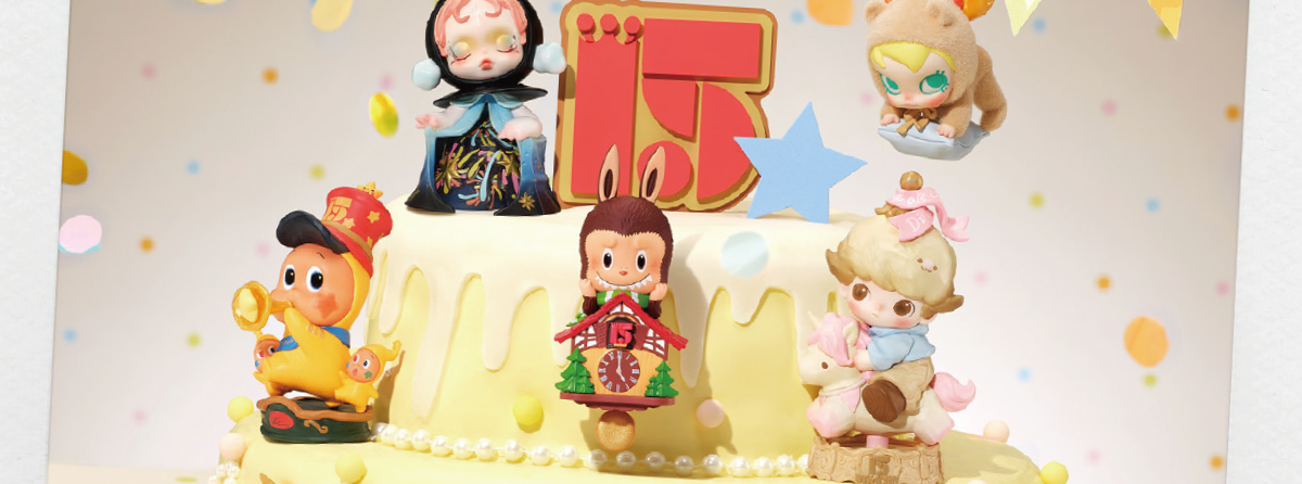 Celebrating the Moment POP MART 15th Anniversary Series Figures