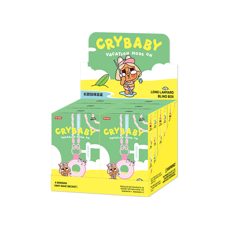 CRYBABY Vacation Mode On Series-Long Lanyard Blind Box - POP MART