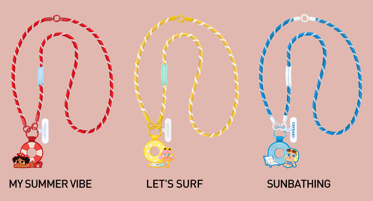CRYBABY Vacation Mode On Series-Long Lanyard Blind Box - POP MART