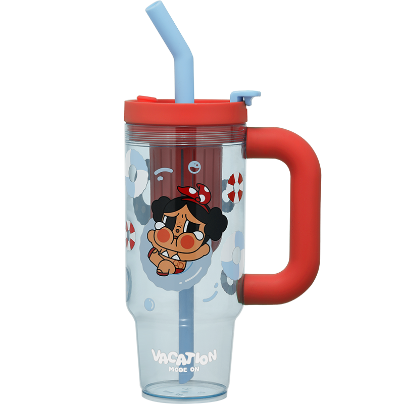 CRYBABY Vacation Mode On Series-Straw Cup - POP MART (Hong Kong