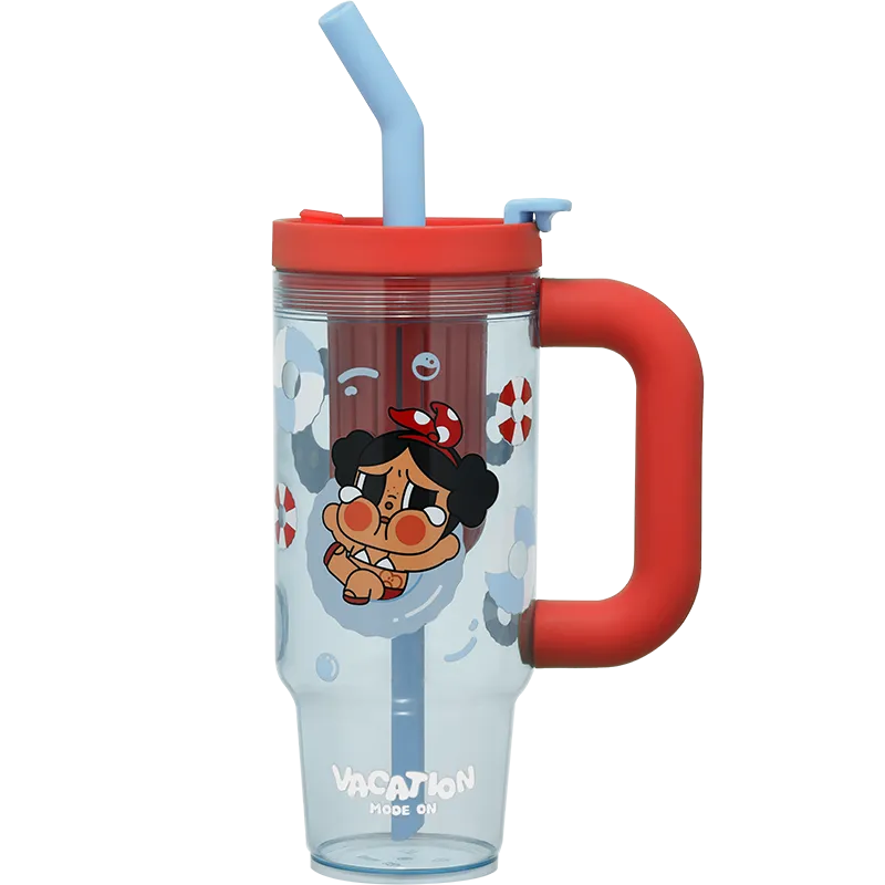 CRYBABY Vacation Mode On Series-Straw Cup - POP MART (Hong Kong