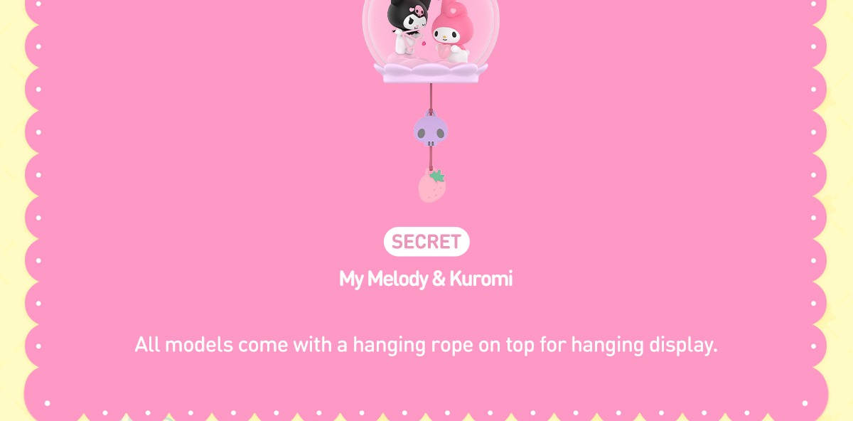 Sanrio characters Sweet Dream Bubble House Series Scene Sets - POP