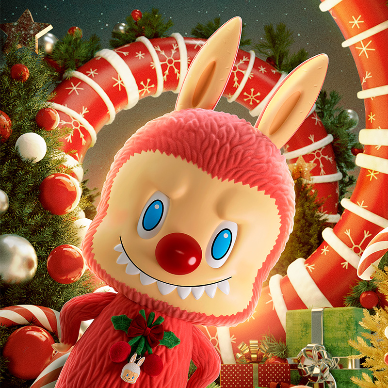 MEGA LABUBU TEC 1000% Winter Holiday - POP MART (Hong Kong, China)
