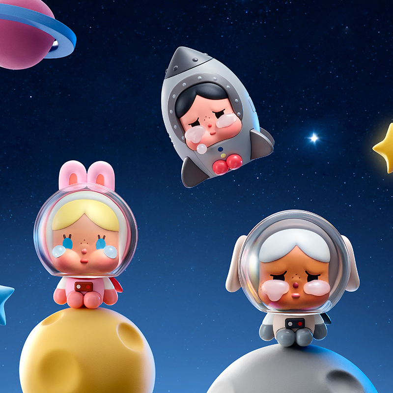 CRYBABY CRYING TO THE MOON-SITTING SERIES FIGURES - POP MART (Hong