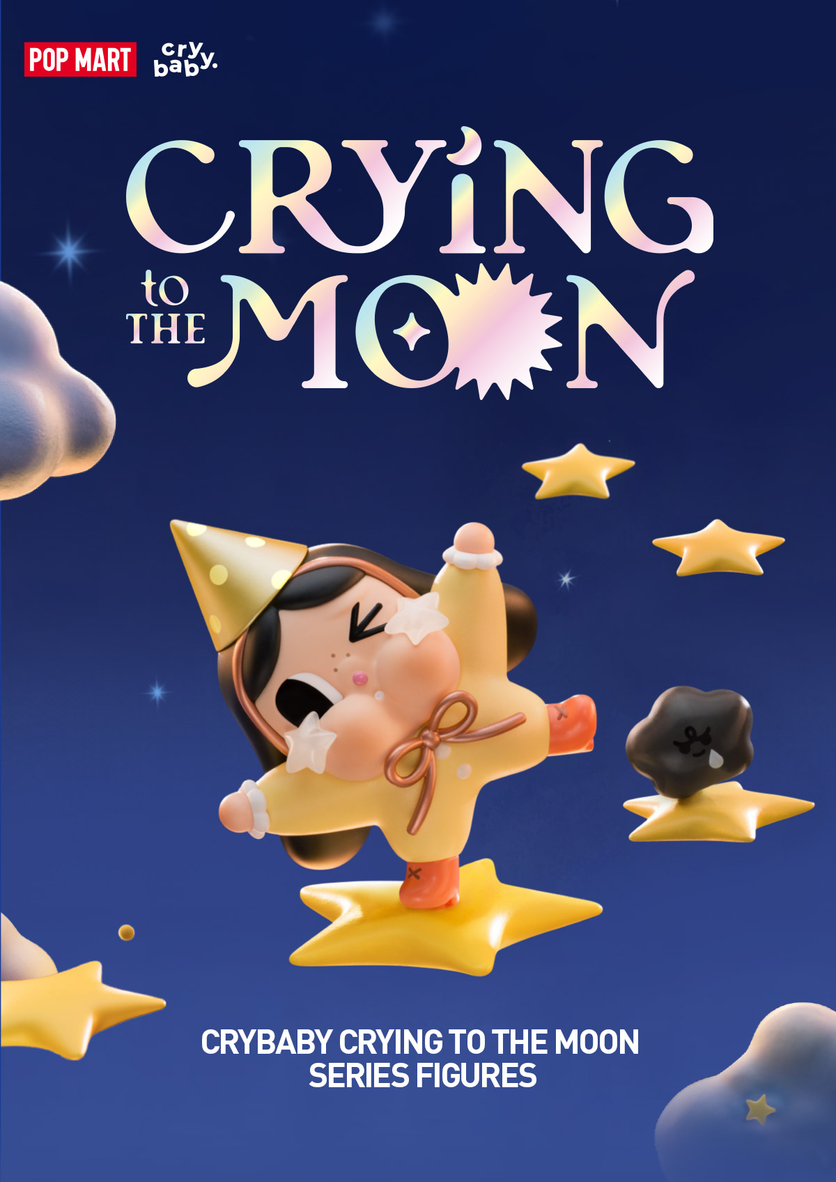 CRYBABY CRYING TO THE MOON SERIES FIGURES - POP MART (Hong Kong