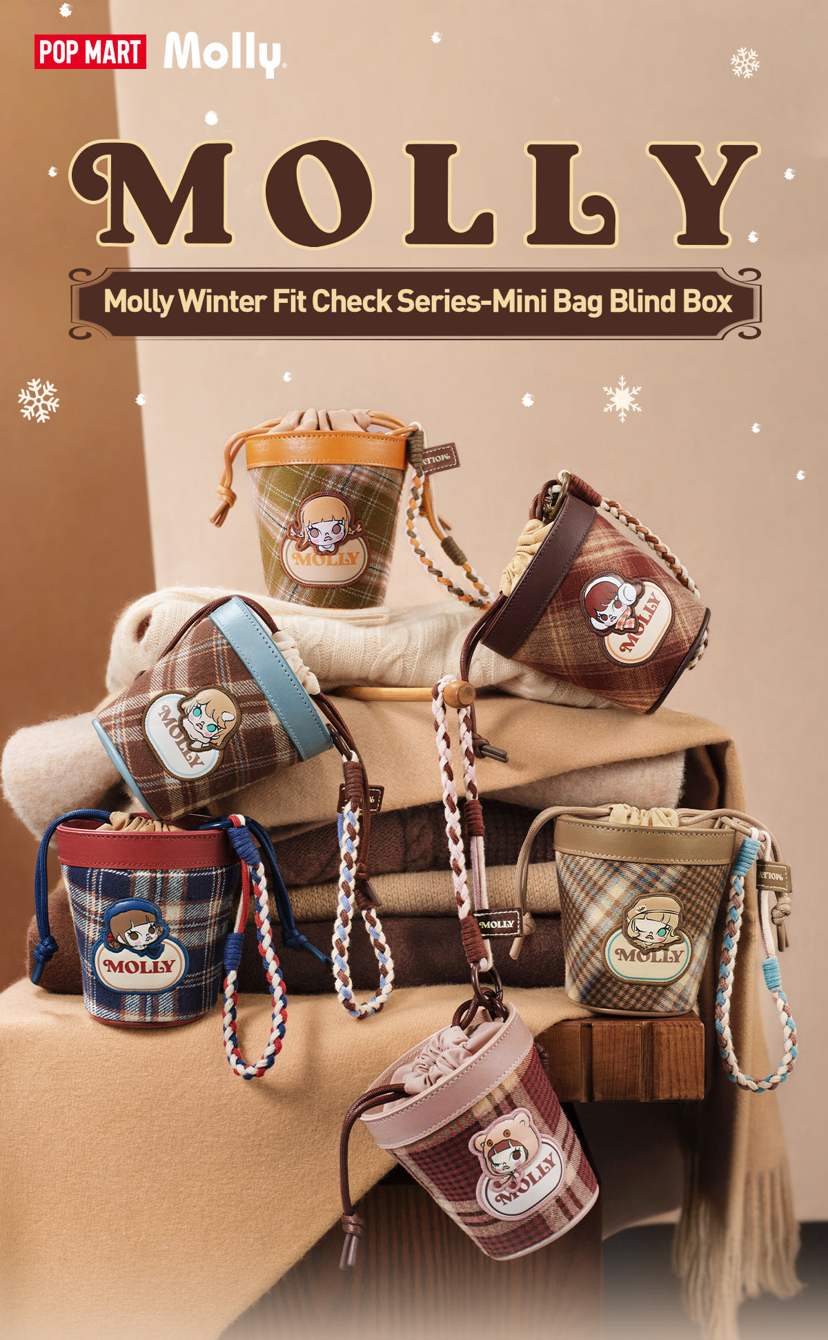 Molly Winter Fit Check Series-MINI Bag Blind Box - POP MART (Hong