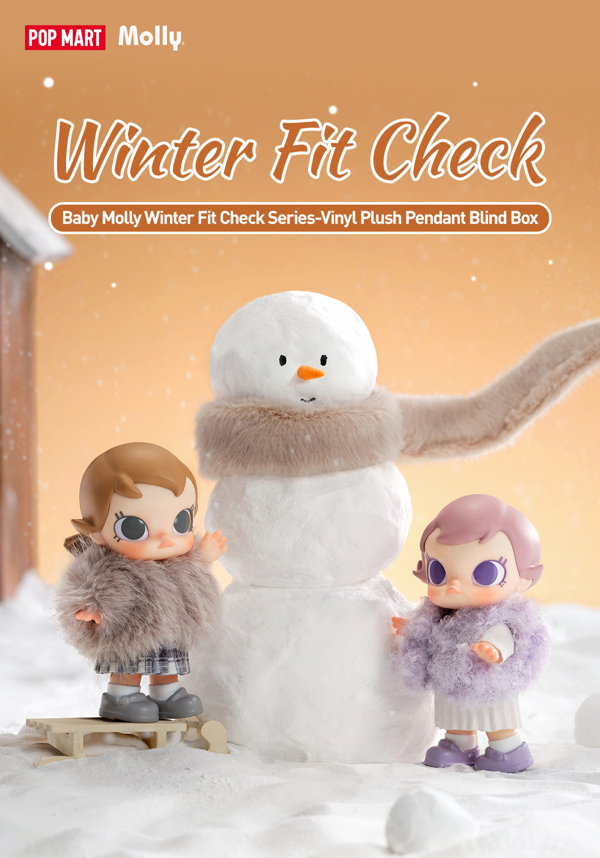 Baby Molly Winter Fit Check Series-Vinyl Plush Pendant Blind Box