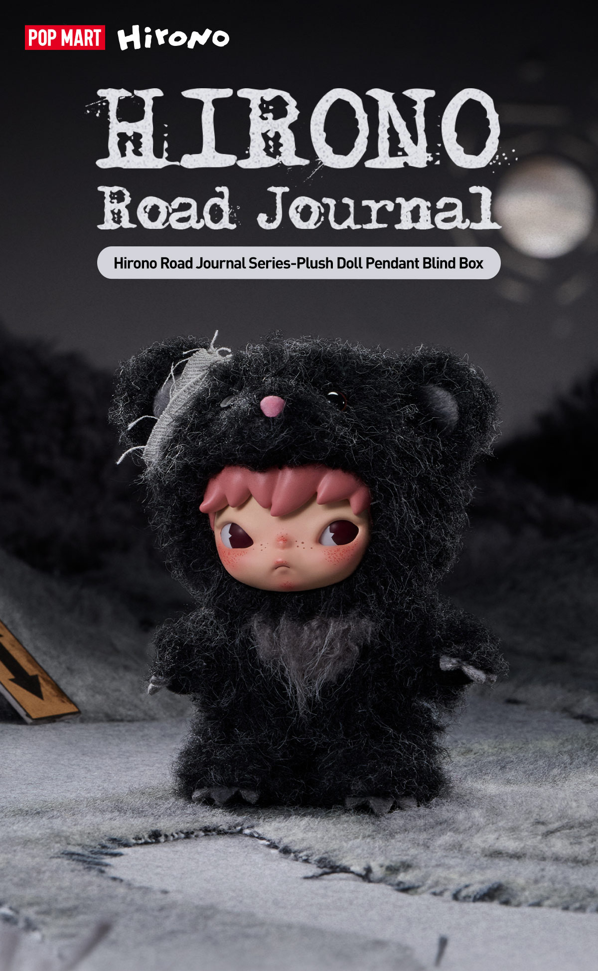Hirono Road Journal Series-Plush Doll Pendant Blind Box - POP MART