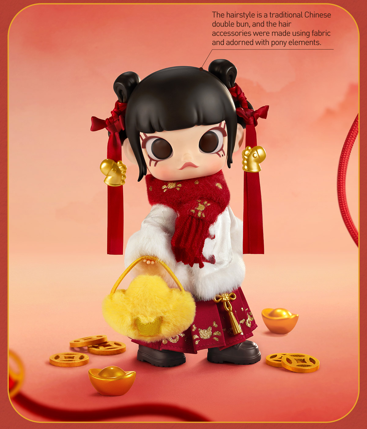 MOLLY Galloping Wealth 1/8 Action Figure - POP MART (Hong Kong, China)