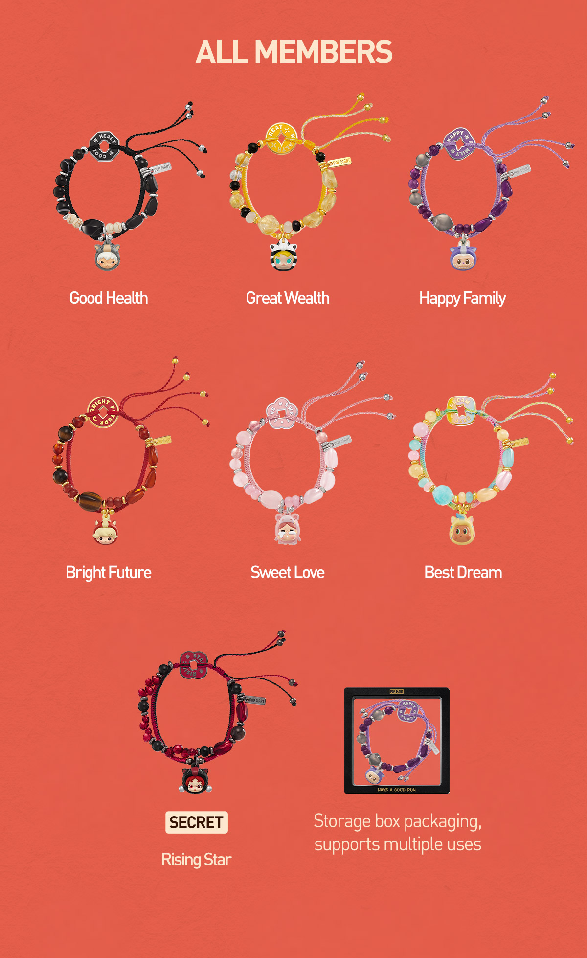 Have a Good Run Series-Bracelet Blind Box - POP MART (Hong Kong