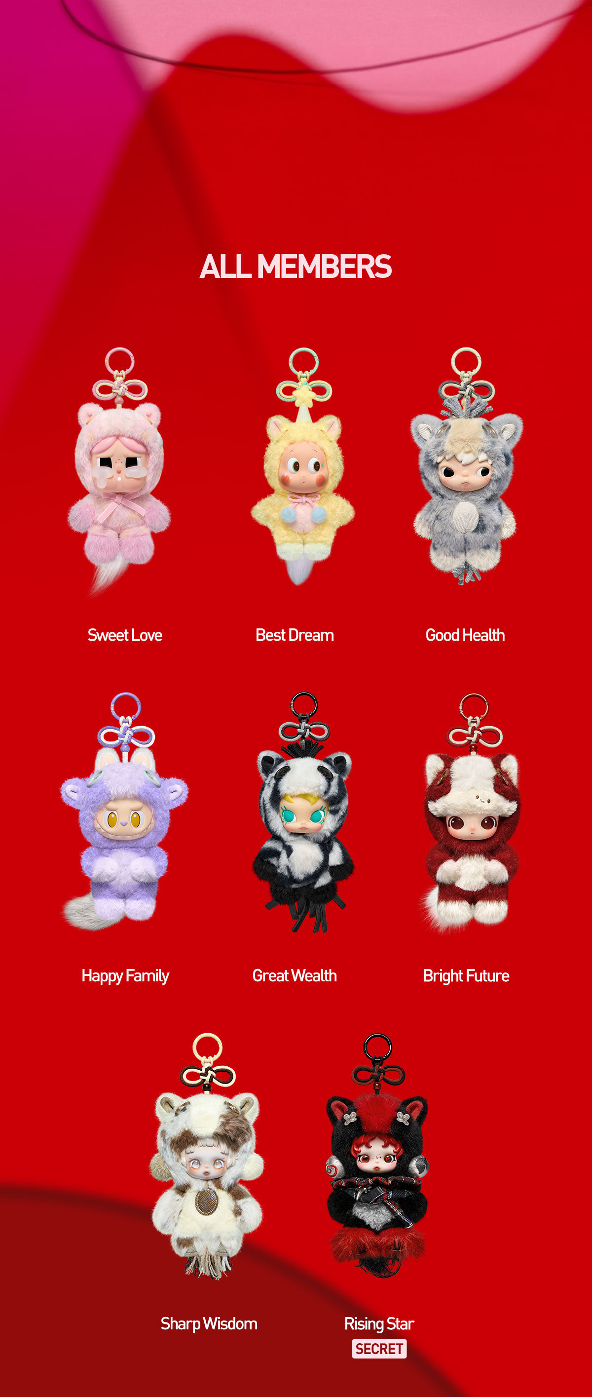 Have a Good Run Series - Plush Pendant Blind Box - POP MART (Hong