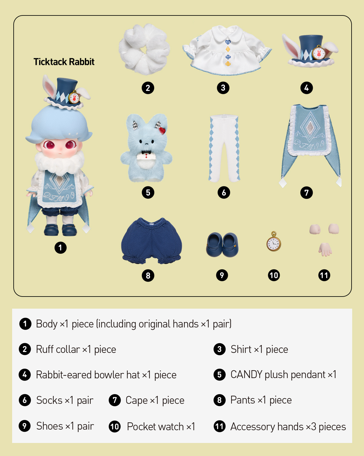 DIMOO Fairy Tale Wonderland 1/8 Action Figure - POP MART (Hong
