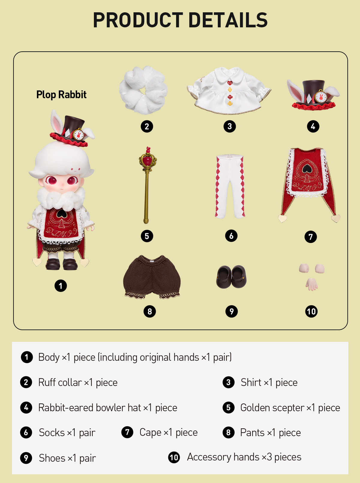 DIMOO Fairy Tale Wonderland 1/8 Action Figure - POP MART (Hong
