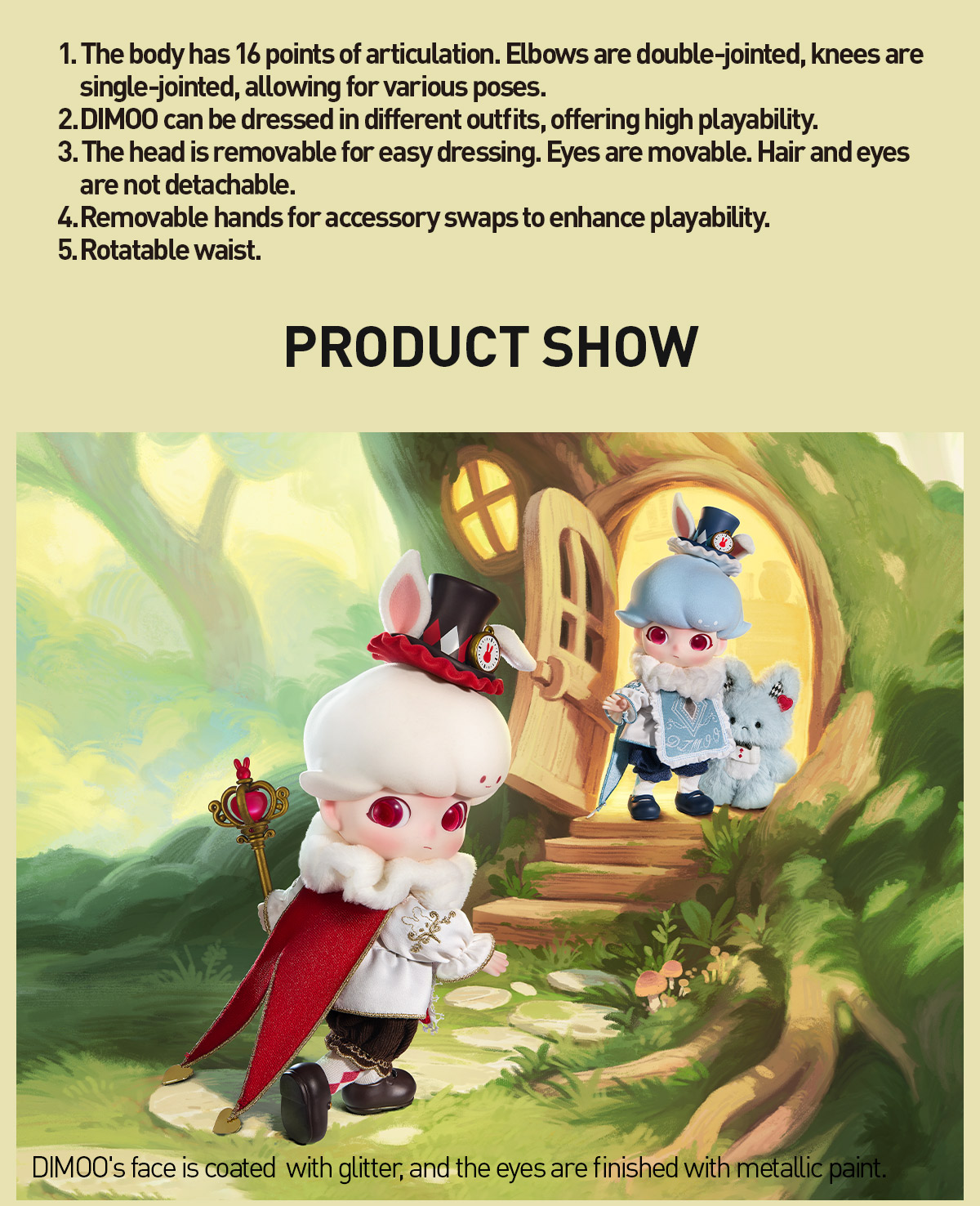 DIMOO Fairy Tale Wonderland 1/8 Action Figure - POP MART (Hong