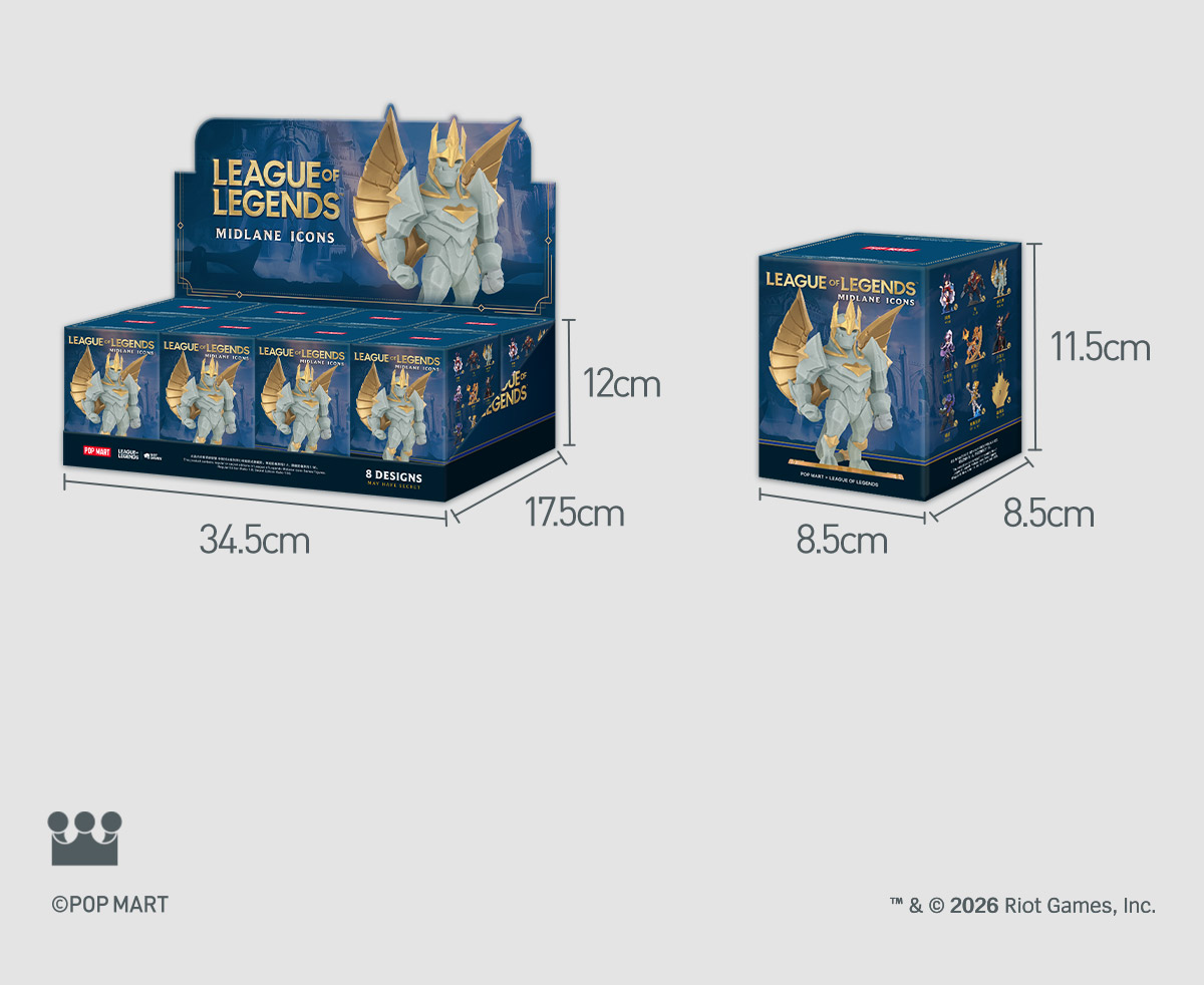 League of Legends Midlane Icons Series Figures - POP MART (Hong