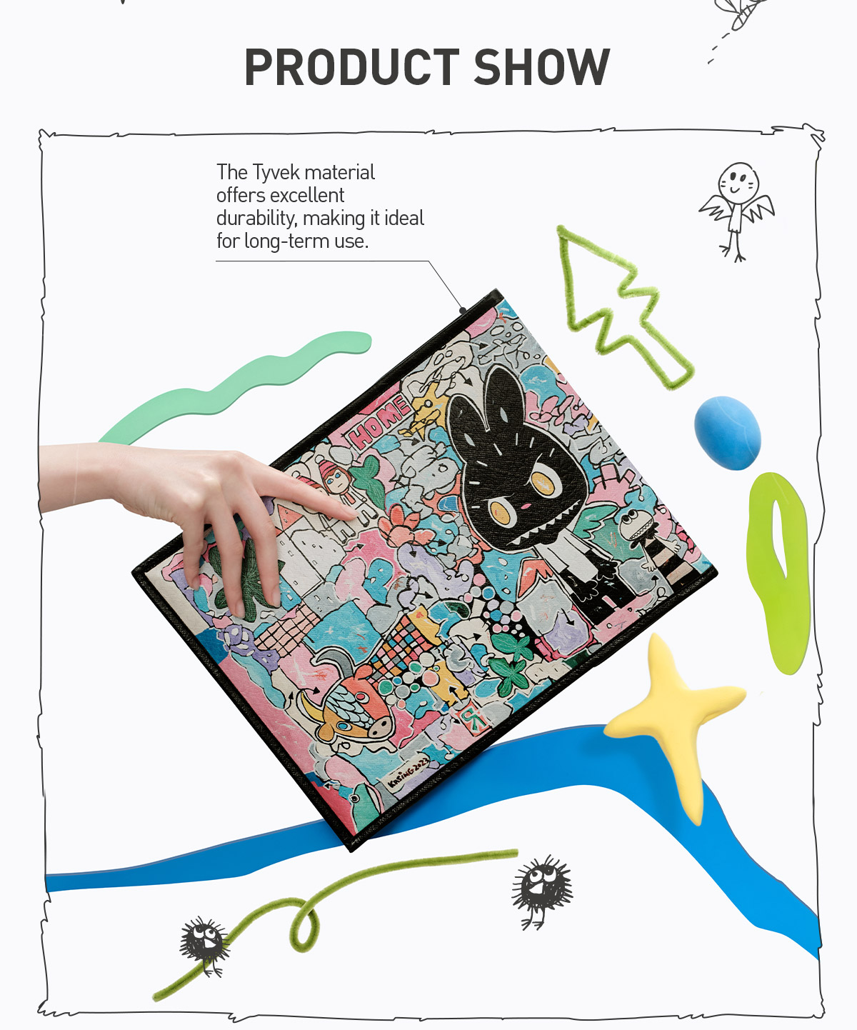 THE MONSTERS 10th Anniversary Series Laptop Bag - POP MART (Hong