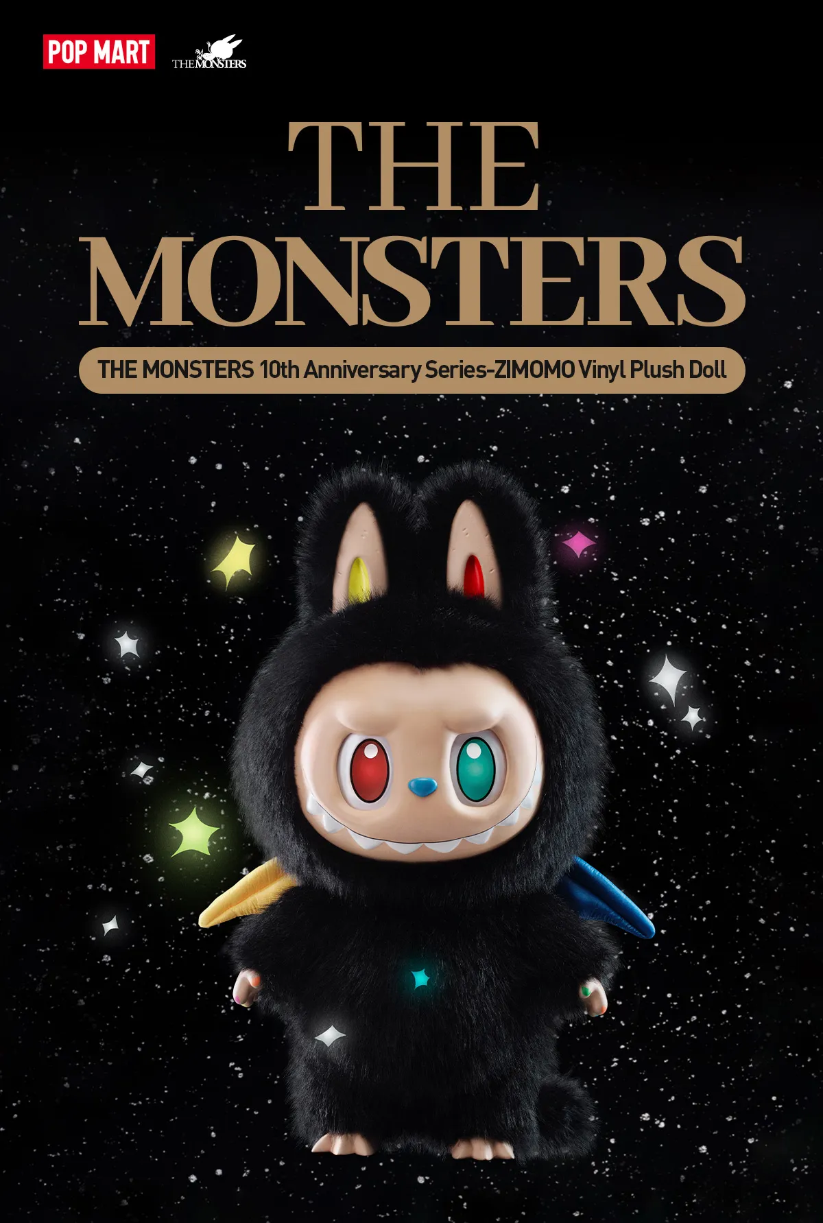 THE MONSTERS 10th Anniversary Series-ZIMOMO Vinyl Plush Doll - POP MART ...