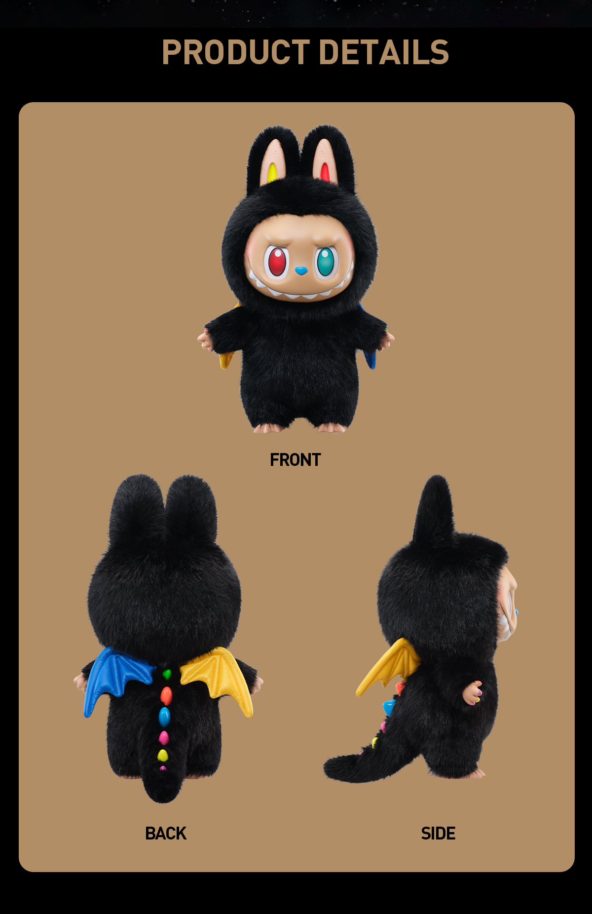 THE MONSTERS 10th Anniversary Series-ZIMOMO Vinyl Plush Doll - POP