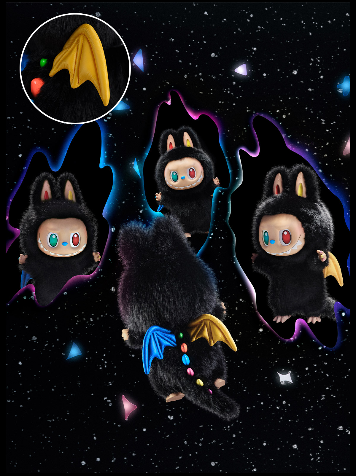 THE MONSTERS 10th Anniversary Series-ZIMOMO Vinyl Plush Doll - POP THE MONSTERS 10th Anniversary Series-ZIMOMO Vinyl Plush Doll - POP