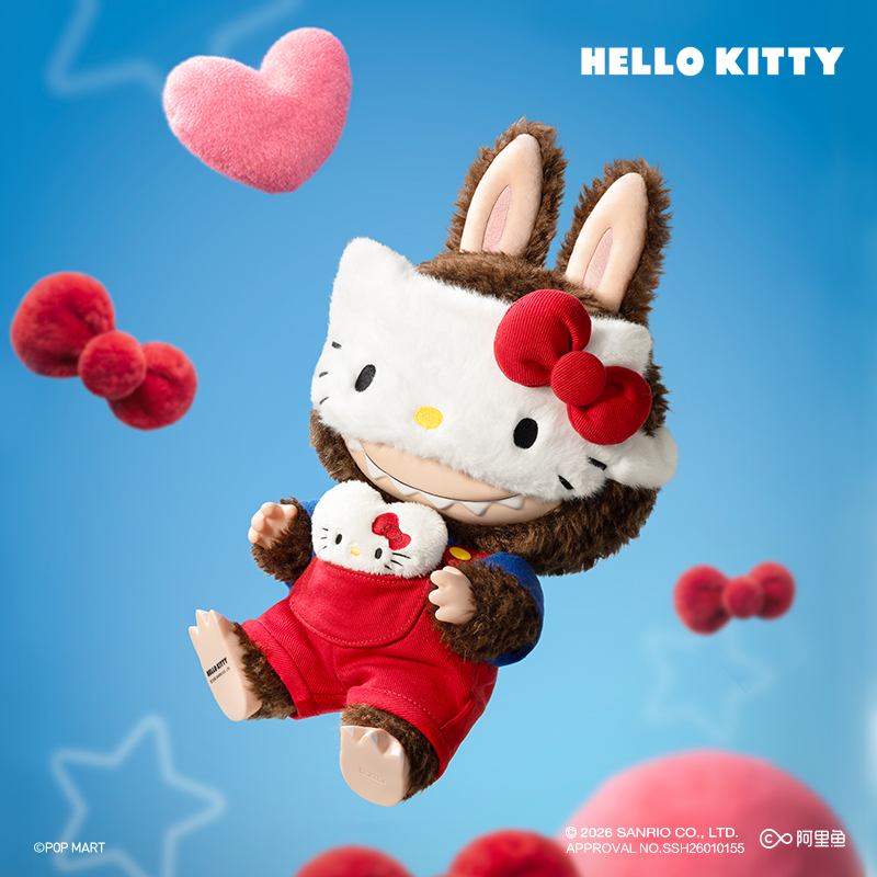 THE MONSTERS × HELLO KITTY THE MONSTERS × HELLO KITTY-Vinyl Plush Doll - POP MART (Hong Kong