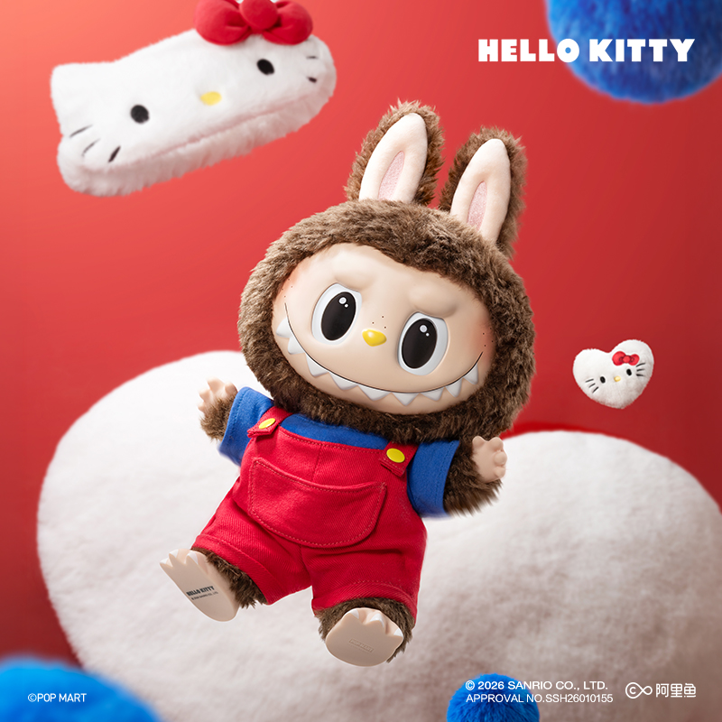 THE MONSTERS × HELLO KITTY-Vinyl Plush Doll - POP MART (Hong Kong