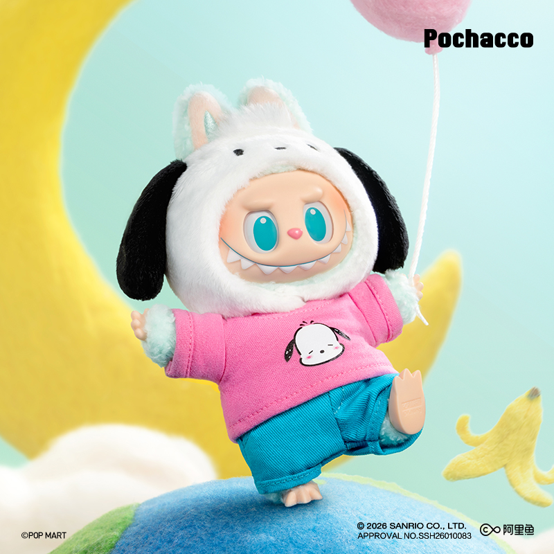 THE MONSTERS × Sanrio Characters Series-Vinyl Plush Pendant Blind