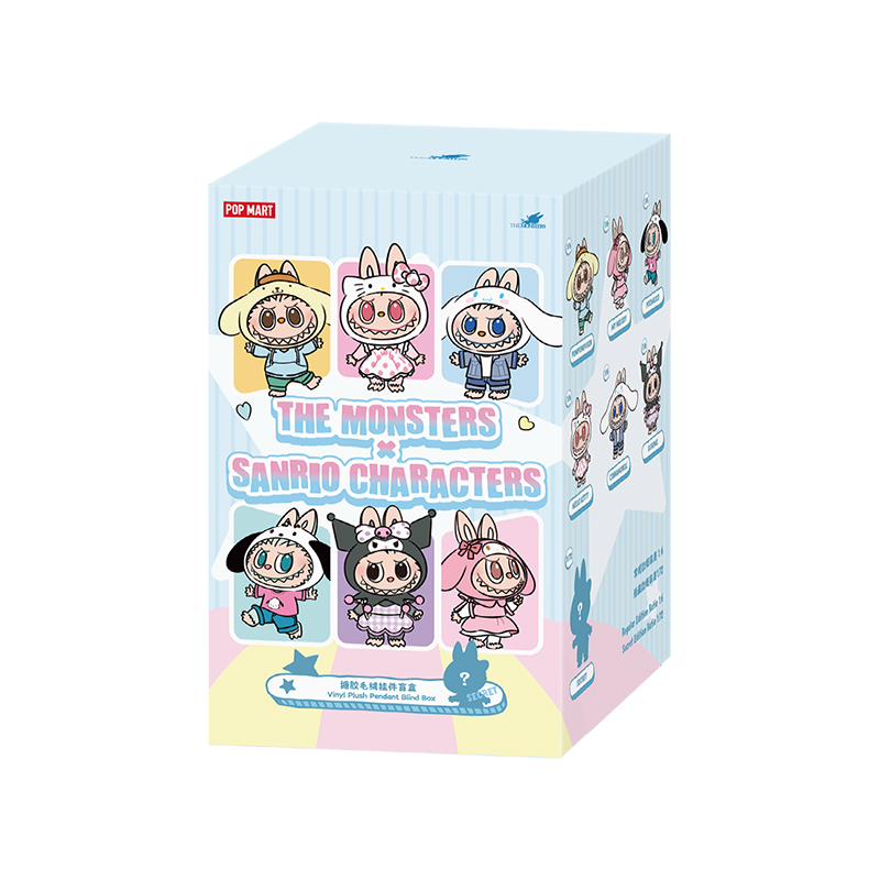 THE MONSTERS × Sanrio Characters Series-Vinyl Plush Pendant Blind