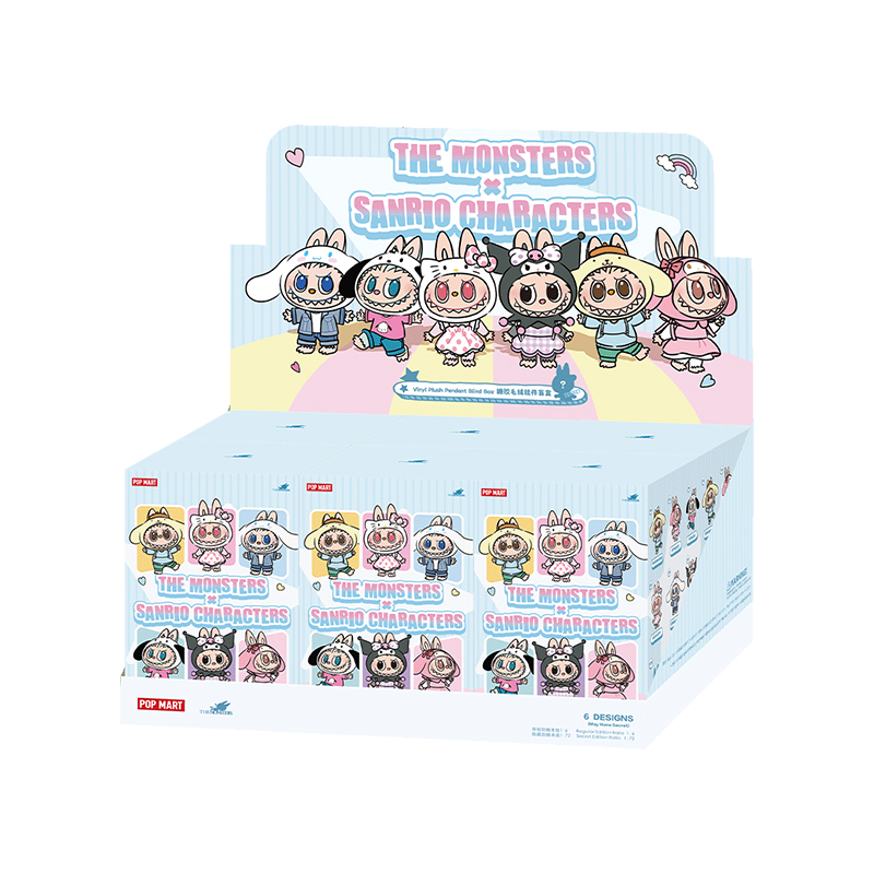 正規品、新品　THE MONSTERS × Sanrio Characters THE MONSTERS × Sanrio Characters Series-Vinyl Plush Pendant Blind