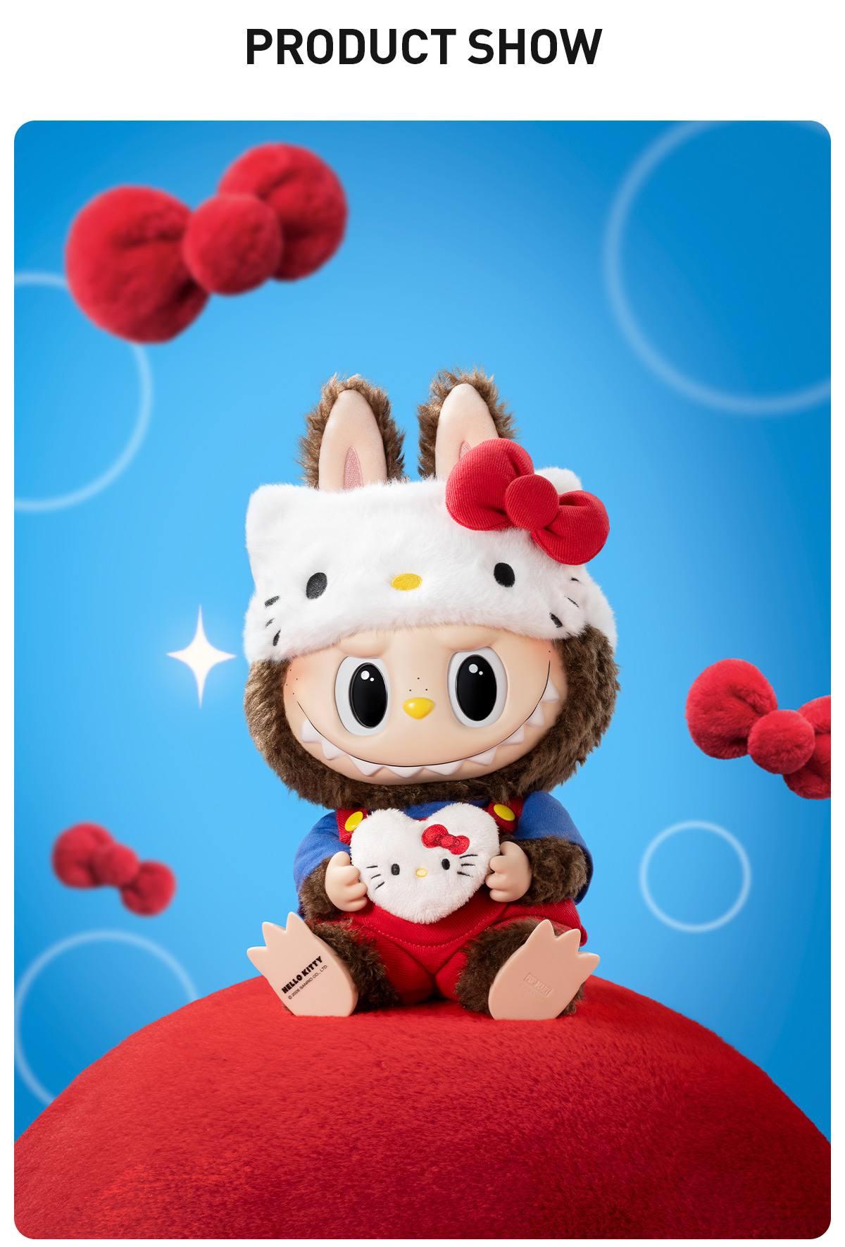 THE MONSTERS × HELLO KITTY-Vinyl Plush Doll - POP MART (Hong Kong