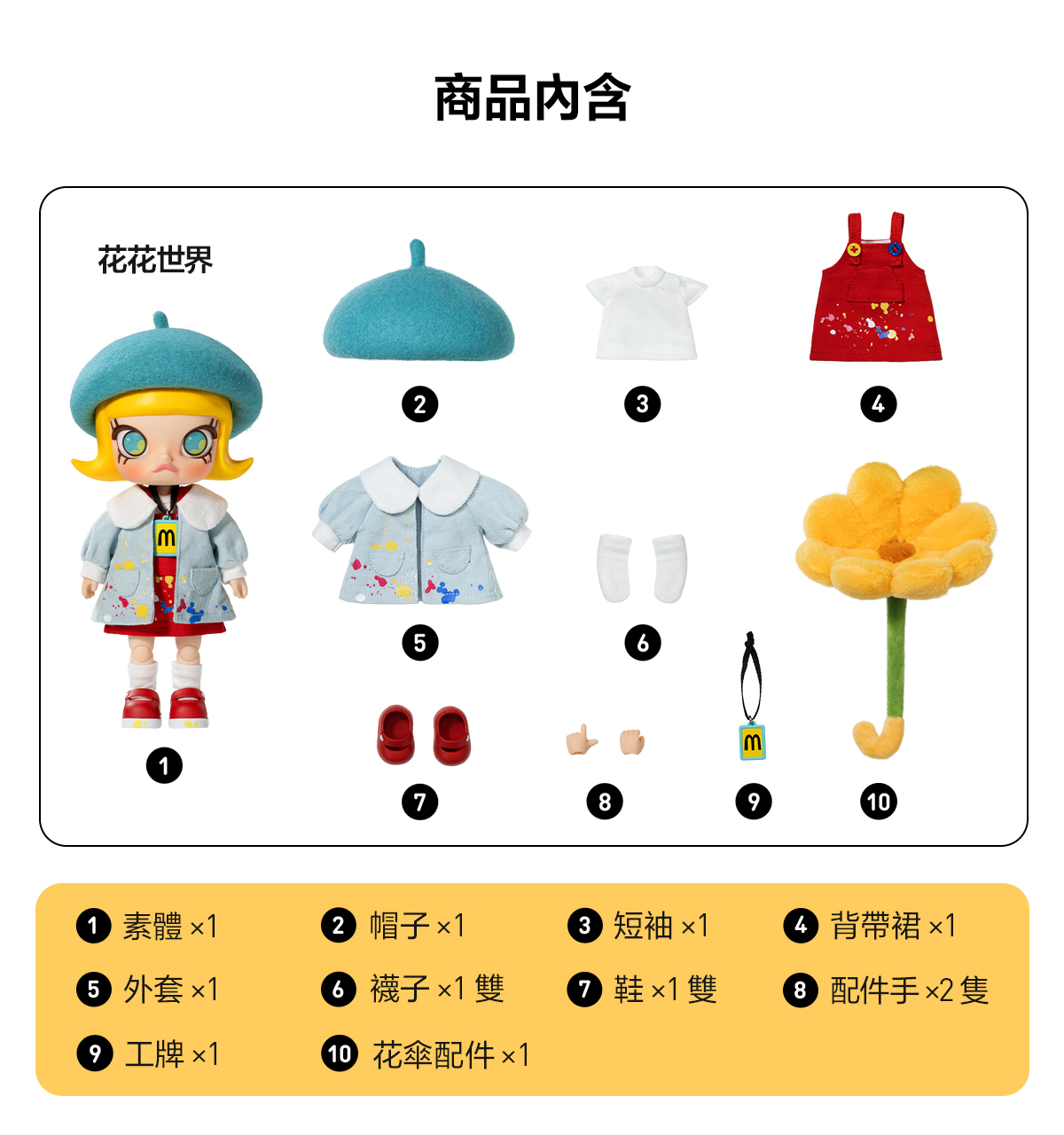 MOLLY 20th Anniversary Series 1/8 Action Figure - POP MART (Hong
