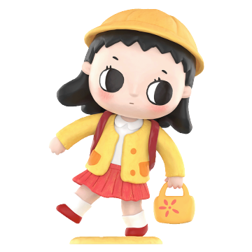 Nyota × Chibi Maruko Chan Plush Doll Pendant - POP MART (Hong Kong
