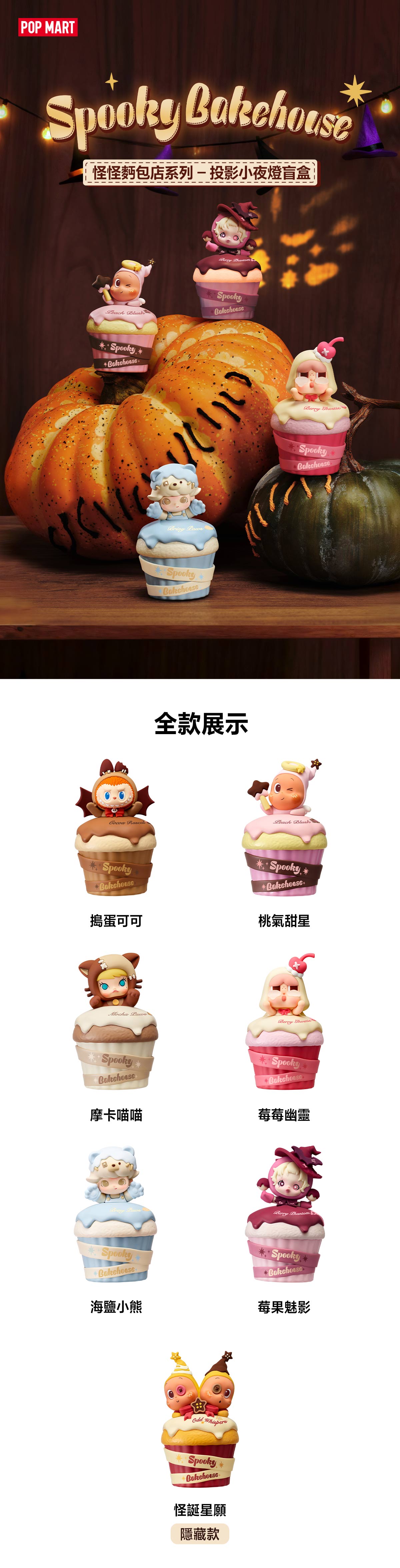 怪怪麵包店系列 ‑ 投影小夜燈盲盒